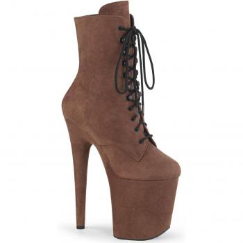 Flamingo 1020FS Hellbraune Stiefelette für Damen EU 40