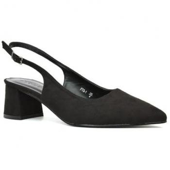 Slingback Court Heel – Becky, Jet Black