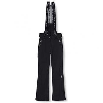 Pantalón Softshell CMP para mujer, color Negro, tamaño XL