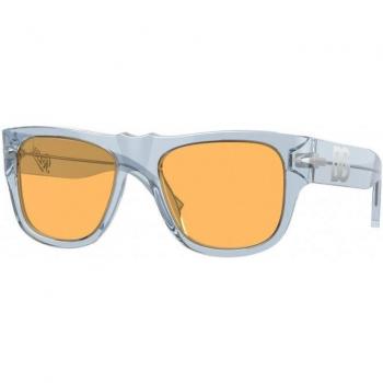 Occhiali da sole Persol PO3294S 116713 in acetato quadrati blu e arancione