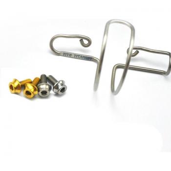 6pcs Titanium Bolts for Bike Water Bottle Cage M5x12mm