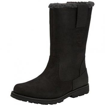 Boots Timberland 40 Black Pull‑On Kids Shearling