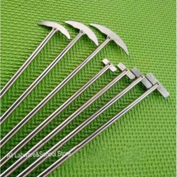 Stirrer Paddle for Round‑Bottom Flasks – Stainless Steel Crooked Blade