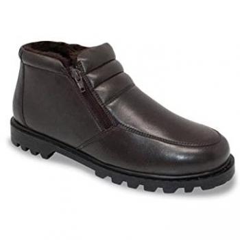 SnowMate Dual‑Zip Leather Thermal Boots