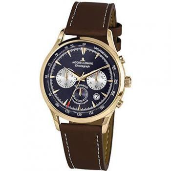 Orologio Jacques Lemans 1-2068K 41mm Brown/Black