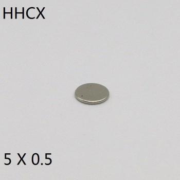 100PCS N35 Disk Magnet 5x0.5mm