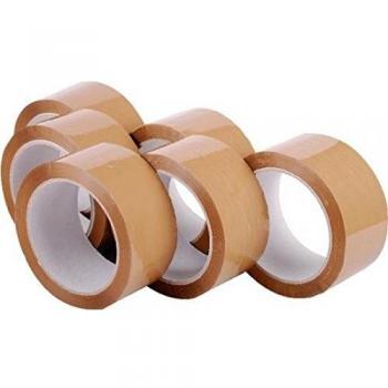 Polypropylene Packaging Tape 48mmx66m Brown 6 Pack 7671