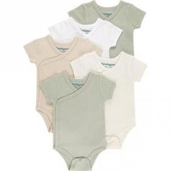 Body incrociato beige, 5 pz a manica corta