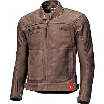Veste Held Hot Rock en cuir brun taille 50