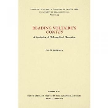 Reading Voltaire's Contes,  North Carolina Studies in the Romance Languages and Literatures