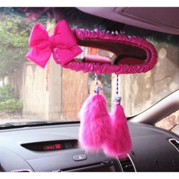 Flower Decor Car Mirror Cover