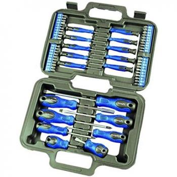 HU-FIRMA Kit di Cacciaviti e Inserti in Cromo-Van