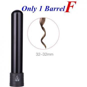Curling Iron Wand with 9-32mm Handle, 7 Sizes, Tourmaline Ceramic