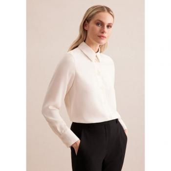 Hemdbluse Uni Elegant 100% Polyester