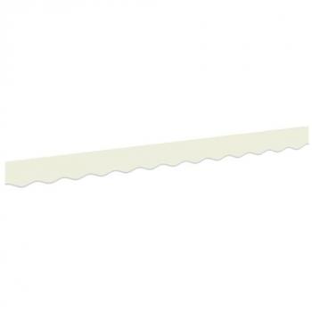 Bande d'auvent de couleur crème (2,3 x 0,2 m) – toile