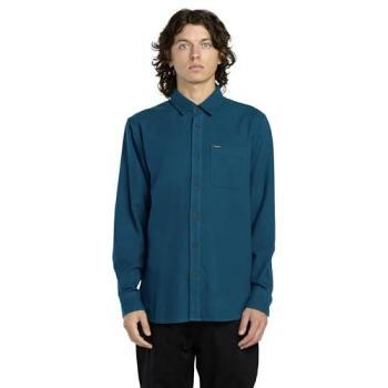 Volcom Caden Solid Long Sleeve in Cosmic Blue