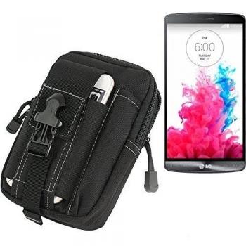 Funda para LG G3, negro con compartimientos adicionales