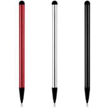 Metal Stylus Trio – 3 Ballpoint Pens for Smartphones and Tablets