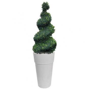 Mural Plant Pot Blanc – Gerla Paglia (42,5 cm H)