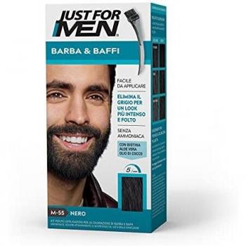 Teinture Just for Men M 55 pour Barbe et Moustache Noir