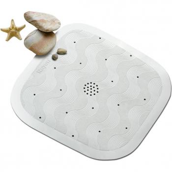 White Anti-Slip Shower Pad – 37 cm × 90 cm (Rayen 2327.11)