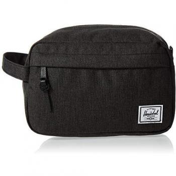 Herschel Chapter Cosmetic Bag Black Crosshatch Unisex
