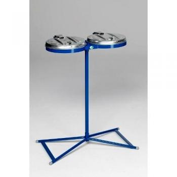 Abfallsammler 2x120L enzianblau
