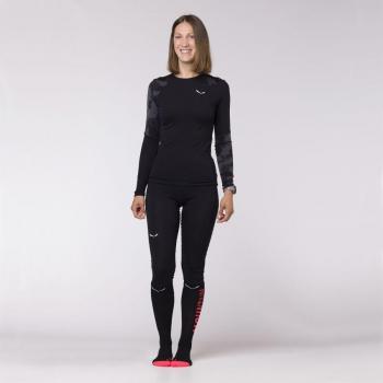 Salewa Merino Responsive – T-shirt long noir pour femmes – XXL