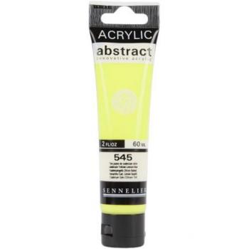 Abstract Cadmium Lemon Acrylic by Sennelier – 60 ml