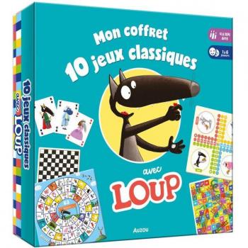 Mon coffret 10 jeux classiques avec Loup