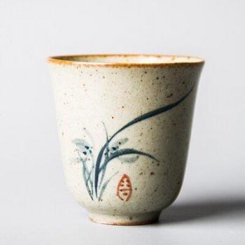 Beautiful Hand-Painted Tea Ceremony Cups