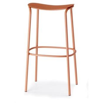 Scab Tabouret Design – Réglable, Couleur Terracotta Métallique Rouge 45×75×35 cm