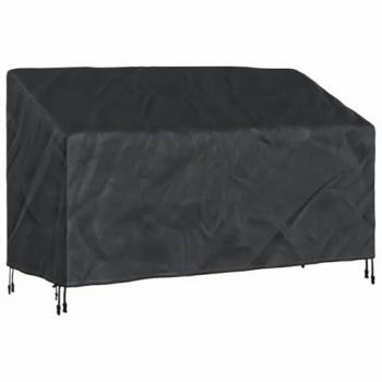 Housse de Banc Outdoor – Noir, 165 x 70 x 65 cm, coton Oxford 210 D
