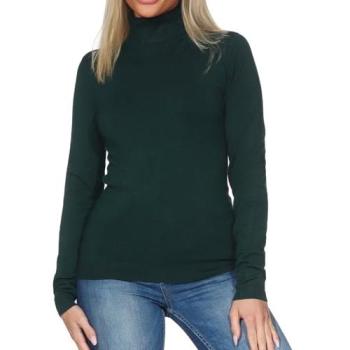 Vero Moda Rollkragenpullover mit hohem Kragen in Bottle
