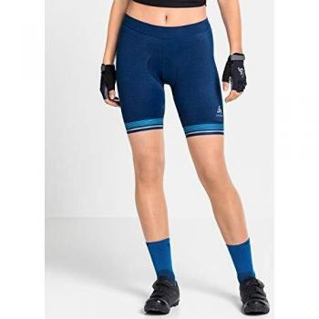 Shorts Odlo Zeroweight para Mujer, Sin tirantes, Azul, Extra-Large