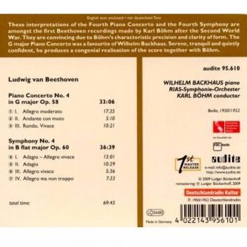Concerto per Pianoforte N.4 di Beethoven diretto da Karl Böhm