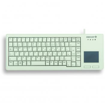 CHERRY G84-5500LUMDE-0 XS Touchpad Keyboard, hellgrau, USB, DE
