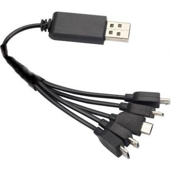 Batería de Repuesto Lipo 7.4V 1300mAh con Cargador 5-en-1 para Drones S166/S167
