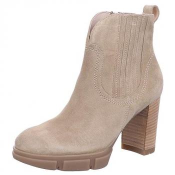 Paul Green Damen High Heels Beige mit Blockabsatz