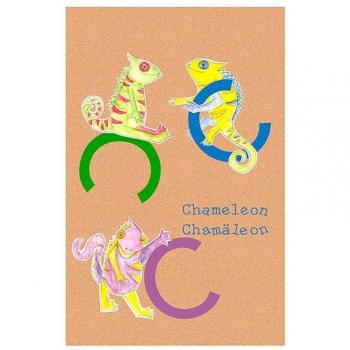 Komar Wandkunst »ABC Animal C«, Buchstaben, (1 St.), ohne Rahmen