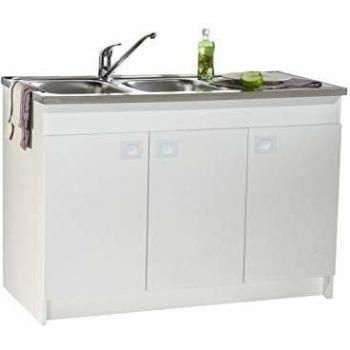 Sous-Evier Decliq au Sol, Blanc