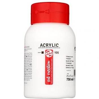 ArtCreation Acrylfarbe Titanweiß 750 ml
