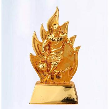 1 Pc Golden Flame Sports Trophy