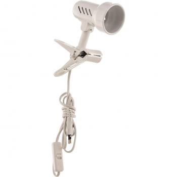 Lámpara KD White de Pinza TEMAR, enchufe y casquillo E27