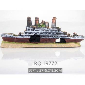 Sunken Ship Tank Accessory