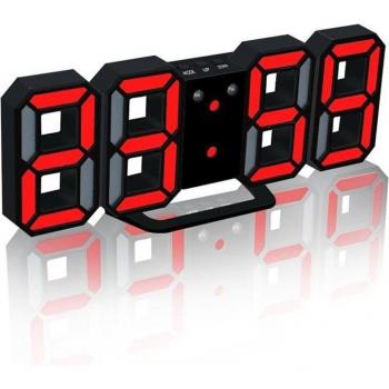 3D LED Alarm Clock for Home
