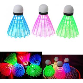 3pcs Colorful LED Badminton Shuttlecocks
