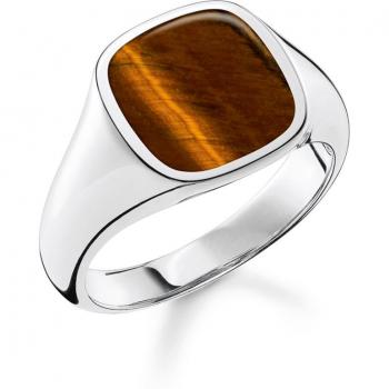 Thomas Sabo TR2332-045-2-56 – Ring für Männer und Frauen – 925er Silber – Weite 56 mm