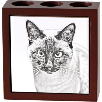 Brown Siamese Pen Stand
