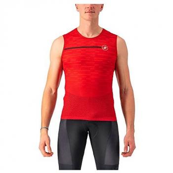 Castelli Insider Trikot ärmellos rot